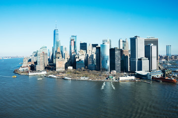 Obraz premium Skyline Of Lower Manhattan At New York City