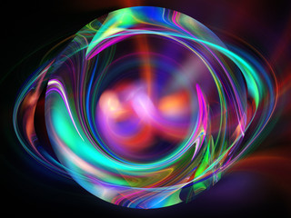 Abstract fractal background