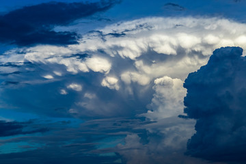 Cumulus nimbus cloud. 