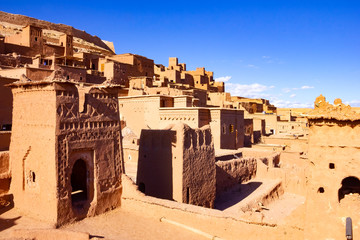 Beautiful ancient old city Ait Benhaddou near Ouarzazate, Atlas, Morocco