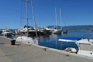 Panorama photo of Rijeka on a sunny day