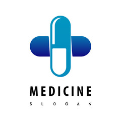 Capsule, Medicine Logo