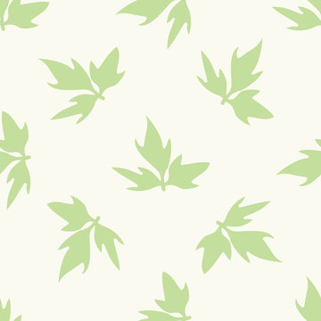 Seamless floral pattern. Natural background. Vector illustration. © _aine_