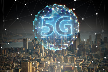 5g internet concept in technology concept