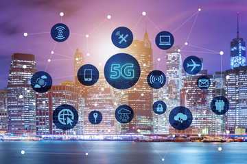 5g internet concept in technology concept