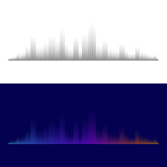 City Modern Abstract Halftone Dots Background