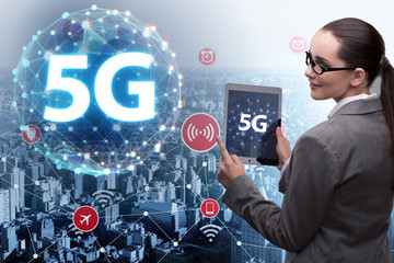 5g concept of internet connection technology