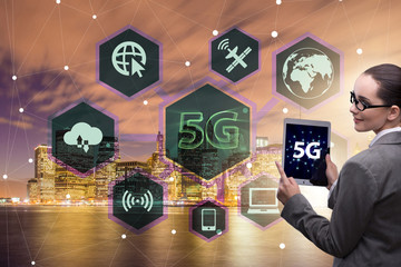 5g concept of internet connection technology