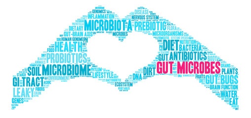 Gut Microbes Word Cloud