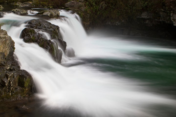 Fototapeta premium waterfall in forest