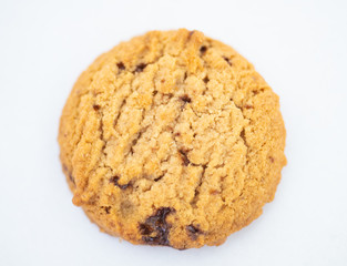 Cookies on white background.
