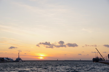 釧路の夕日