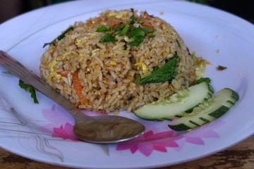 Fried rice riz sauté 