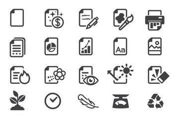 Identity of photocopy paper product(icon).