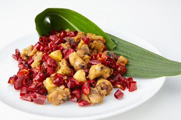 Delicious Chinese cuisine, spicy chicken