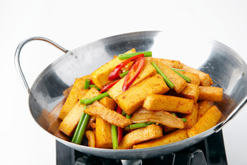 Delicious Chinese cuisine, tofu pot