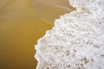 moving wave and sand background - Image
