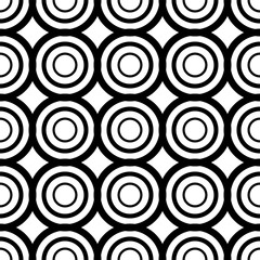 Seamless vector background. Black and white texture. Graphic modern pattern.