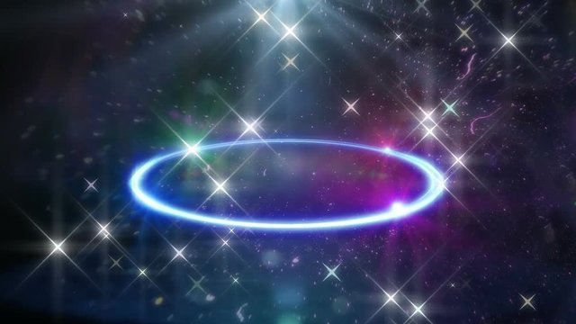 輝く円盤の光-ループ