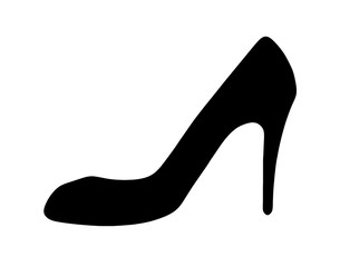 黒いハイヒール