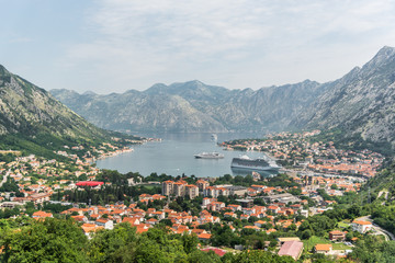 Fototapeta na wymiar landscape view of Kortor, Montenegro