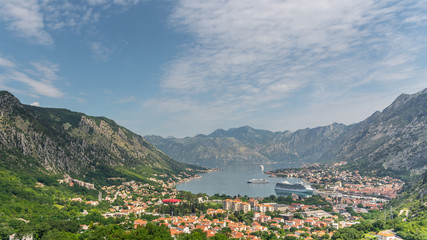 Fototapeta premium landscape view of Kortor, Montenegro