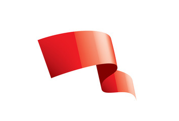 Red sticker on white background. Vector illustration