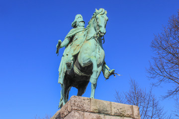 Obraz premium Reiterstandbild Friedrich Wilhelm IV
