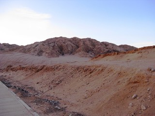 Desierto de Dahab, montañas de Egipto