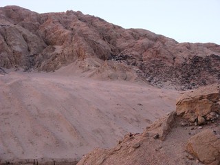 Desierto de Dahab, montañas de Egipto