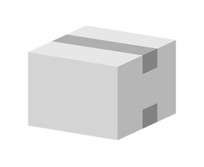 白いダンボール箱