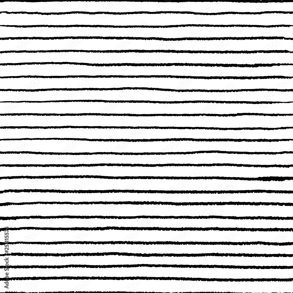 Poster seamless stripe doodle pattern. wavy linear doodle water brush, hand drawn abstract grunge elements.