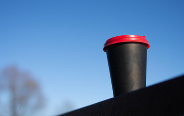 a glass of coffee as a background