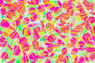 colorful pink and green abstract background 