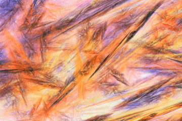 abstract vax pastel painting