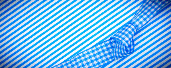 birthday gift blue and white textured card background with the bow in the middle of decoration and blue lines