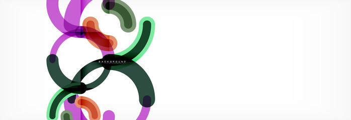 Circular lines design background