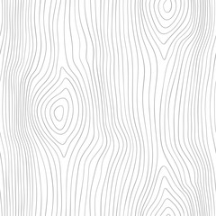 Seamless wooden pattern. Wood grain texture. Dense lines. Abstract background. Vector illustration