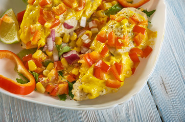  Dish Queso Chicken Bake