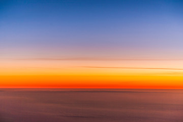 Fototapeta na wymiar saerial of sunrise