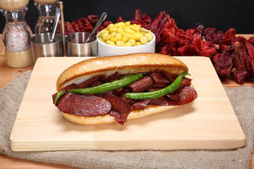 turkish Sausage Sandwich