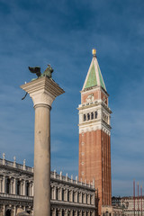 Fototapeta na wymiar Piazza San Marco (St Mark's Square), Venice, capital of the Veneto region, a UNESCO World Heritage Site, northeastern Italy