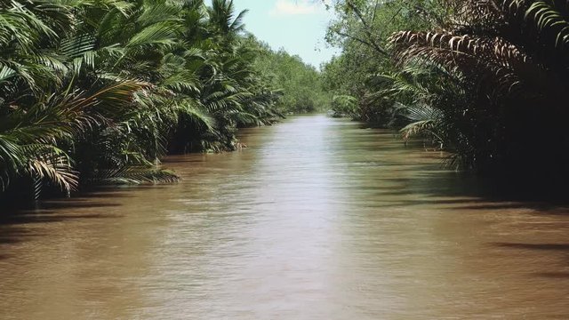 Mekong River in Vietnam, South East Asia