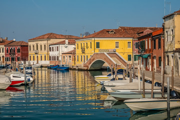 Fototapeta na wymiar Murano Islands, famous for its glass making, Venice, capital of the Veneto region, a UNESCO World Heritage Site, northeastern Italy