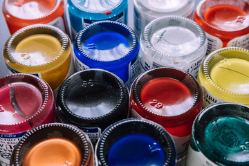 Colorful Gouache Paint Set