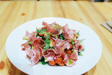 fresh vegetable salad