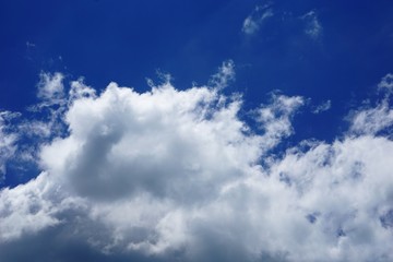 Naklejka na ściany i meble Clouds and skies in the summer.