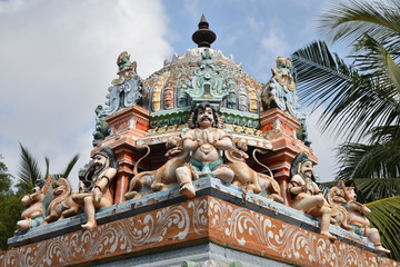 Fototapeta na wymiar Dininités hindoues du Tamil Nadu, Inde du Sud