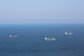 cruise ship in the sea