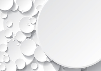fond cercles blancs